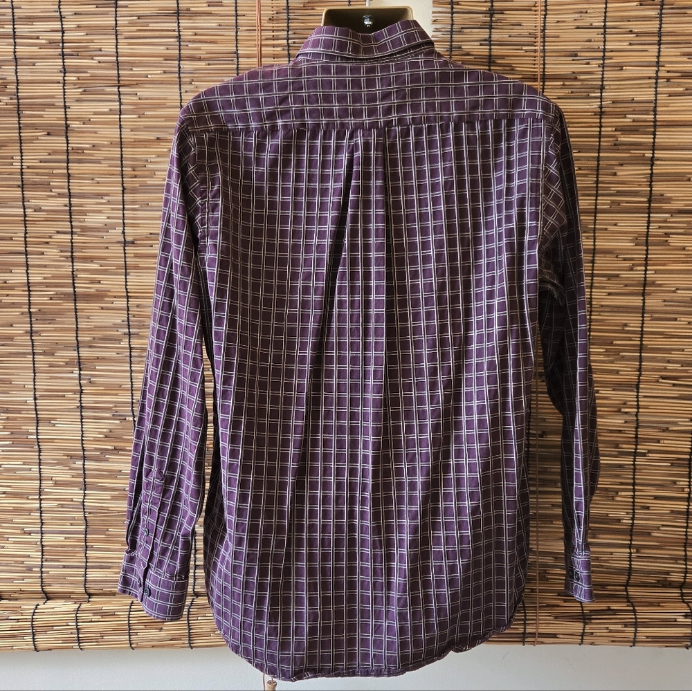 Consensus Windowpane Textured Button Down Shirt - Picture 3 of 12